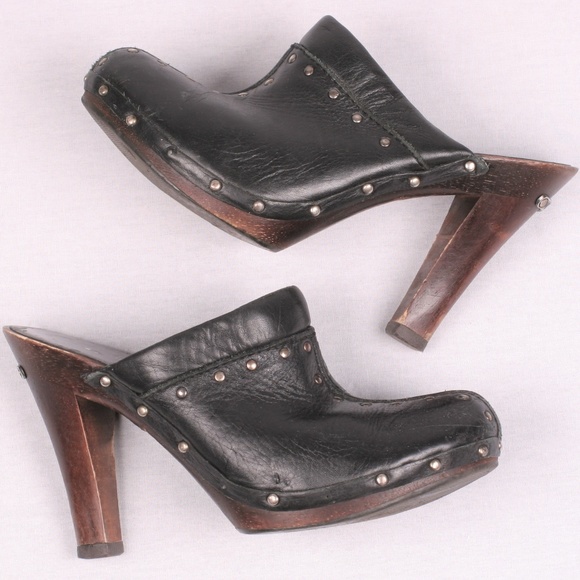 studded mule clogs